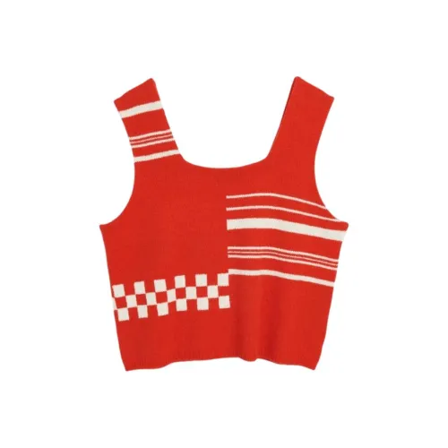 PRADA Red Men's Tank Tops PRADA Красные Мужские Майки