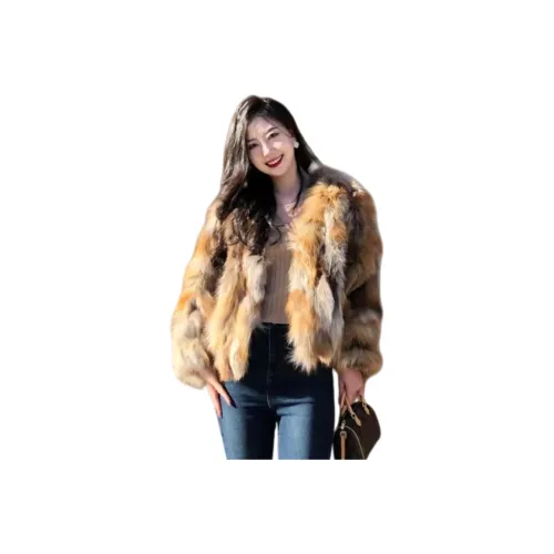 ZEKIKO STUDIO Orange Женские меховые изделия