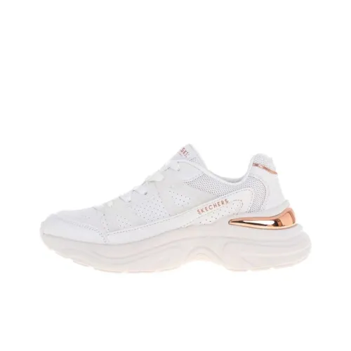 Skechers Hazel Амортизация Износостойкий Низкий Топ Повседневная Обувь Женская Белая