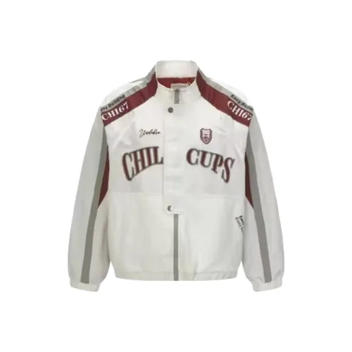 Eat Studios Белый Унисекс Куртки