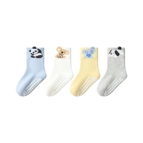 Малыш Осенние Зимние Детские Носки 4 Пара OF Toddler Напольные Носки