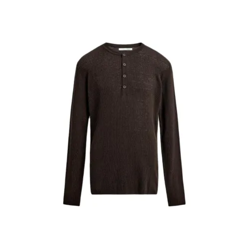 ZARA Коричневый Мужской Трикотаж