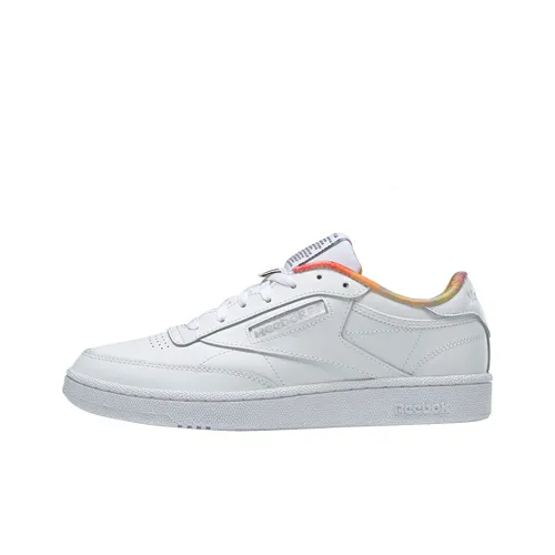 Reebok совместный Club C Series 85 Low Топ Скейтборд Кроссовки Унисекс Серый Белый