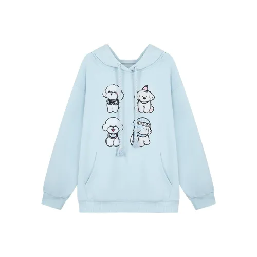 Синие женские свитшоты