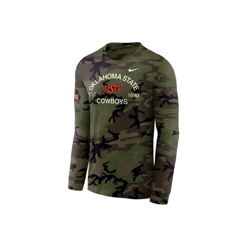 nike Оливково-зеленые Мужские T-рубашки