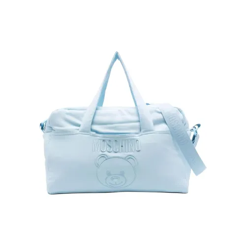 MOSCHINO Хлопок Сумка через плечо Сумка Унисекс Небесно-голубой