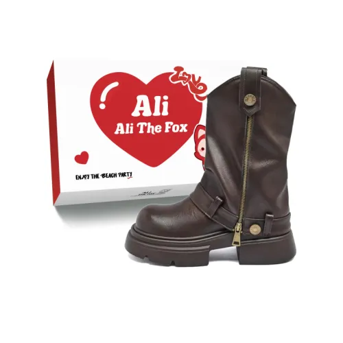 Али Тх Фокс Мода Винтаж Британский стиль Короткий Мартин Ботинок Женские