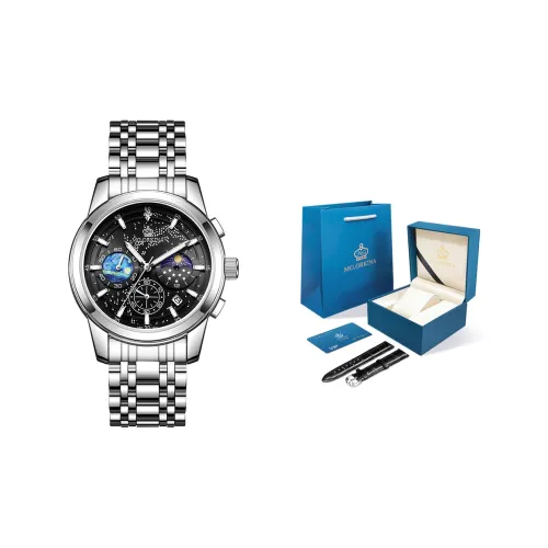 MG.ORKINA MG Кварцевый механизм ремешок из нержавеющей стали мужские часы многоцветный циферблат