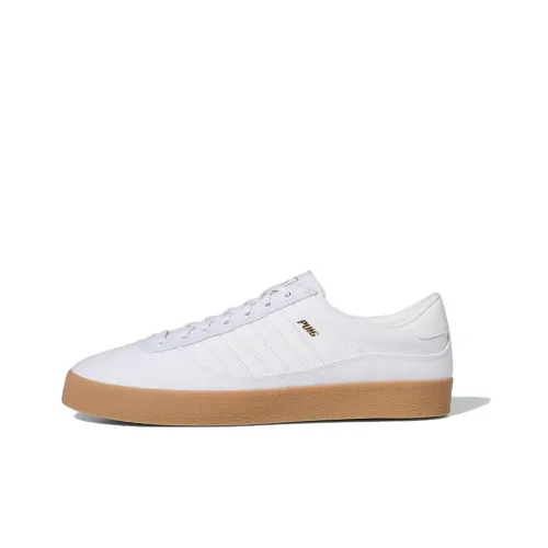 Adidas Originals Puig Для помещений Устойчивые к истиранию Дышащие Низкие Кроссовки для скейтбординга Унисекс Белые