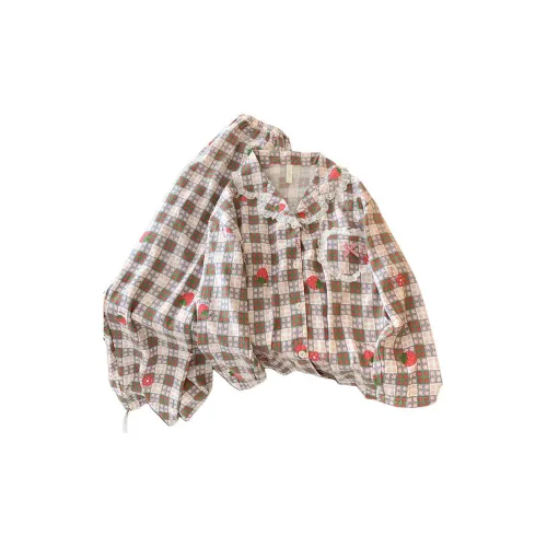 HANQIANNUO Весенний и Осенний Пижамный комплект из двух предметов с длинными рукавами для женщин