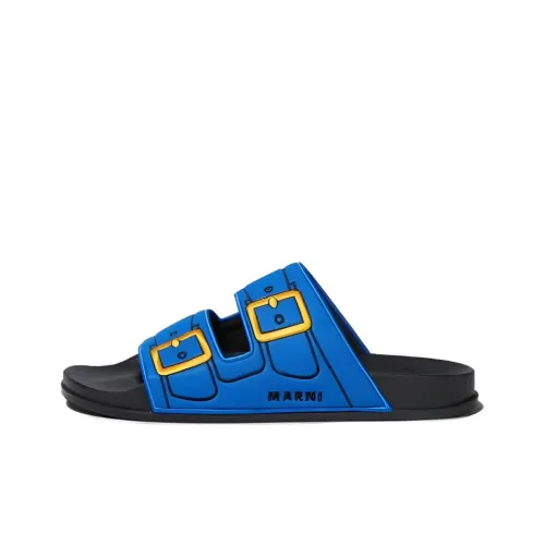 Marni Шлепанцы Мужские Синие