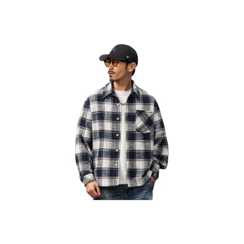 FAIRWHALE Wind Style Collection Длинный рукав рубашка унисекс