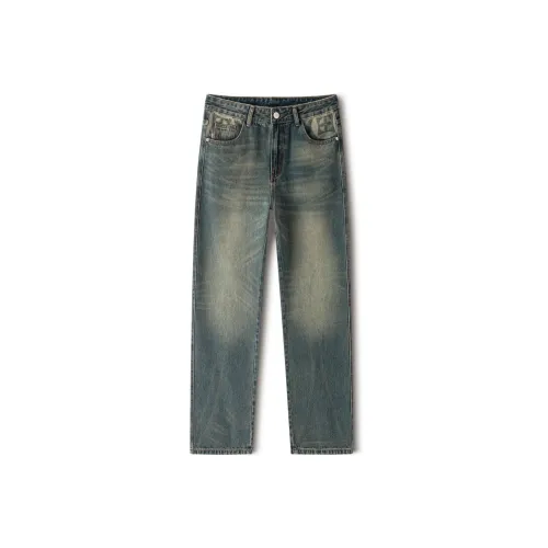 UKTK Синий Мужской Джинсы