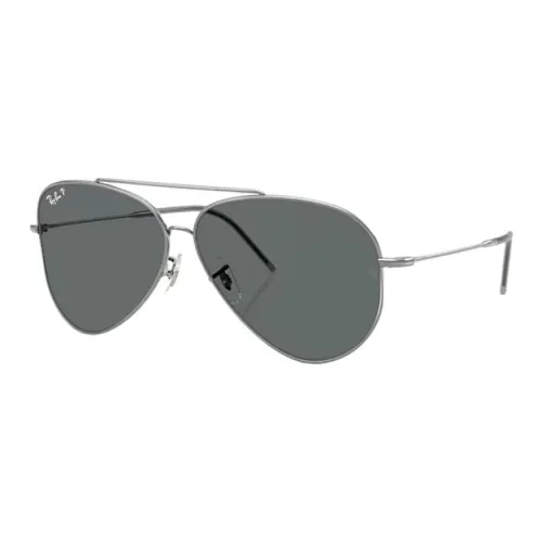 RayBan Металл Aviator Солнцезащитные очки Унисекс Полированная Бронза