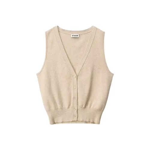 Staud Сливочный Женский Свитера