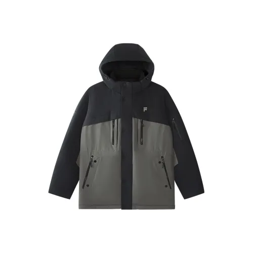 FILA FUSION MID Длина (размер в длину) Пуховик Мужской Глубокий черный