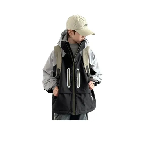 MADALLO Черное пальто Kids утеплённые куртки