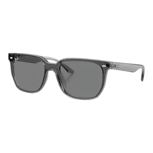 RayBan Nylon Square Солнцезащитные очки Унисекс Полированный Прозрачный Серый