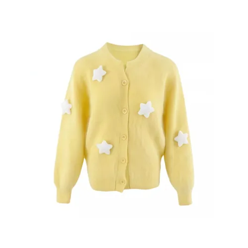 VKXOW Желтый Женский Трикотаж