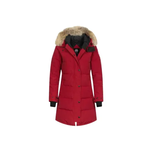 Canada Goose Shelburne Series Пуховик PARKA Пальто Женское Красное