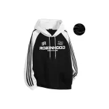 Чёрный и белый серый [с флисовой подкладкой, 420 г]