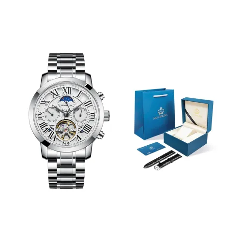 MG.ORKINA MG Автоматический механический механизм Часы Мужские Многоцветный циферблат часов