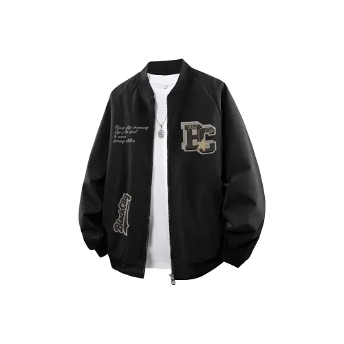 BLACK CITY Бейсбольная куртка Унисекс