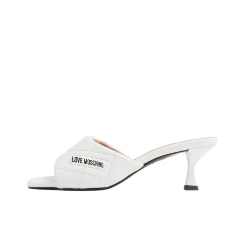LOVE MOSCHINO Слипоны 5,5 см Женские Белые