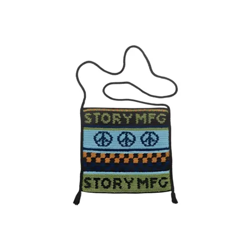 Story Mfg Хлопок Сумка через плечо Унисекс Многоцветная