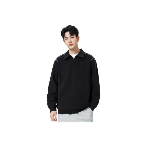 Hansca Осенний Цветовой блок Без рисунка Топ Мужской