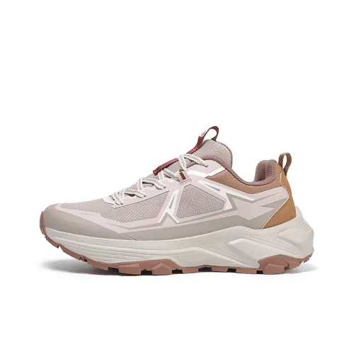 GORNORNIE Противоскользящий Износостойкий Дышащий Низкий Топ Походная обувь Унисекс Песчаниковый Бургунди