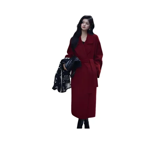 ZVJH Red Women's Coat ZVJH Красный Женский Пальто