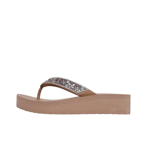 Skechers Vinyasa Шлепанцы Женские Коричневый