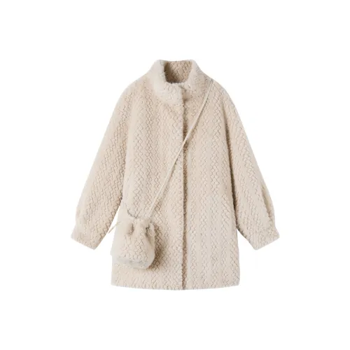 XIANGYING Хаки Женские Меховые изделия