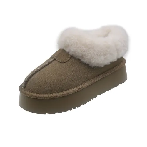 TAFN Сноубутсы антилопового коричневого цвета женские