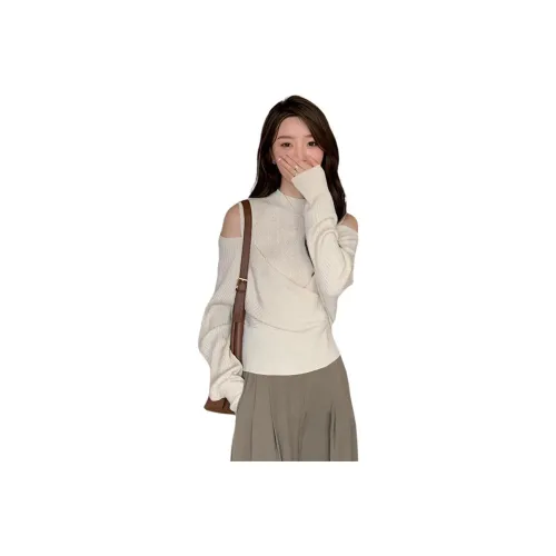 GUOZHEN Без подкладки Трикотажная ткань Топ Женские Трикотаж