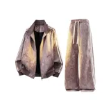 Джинсовая ткань, розовый цвет