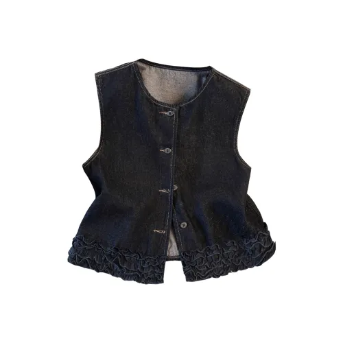 Cypress House Темно-синие женские жилеты