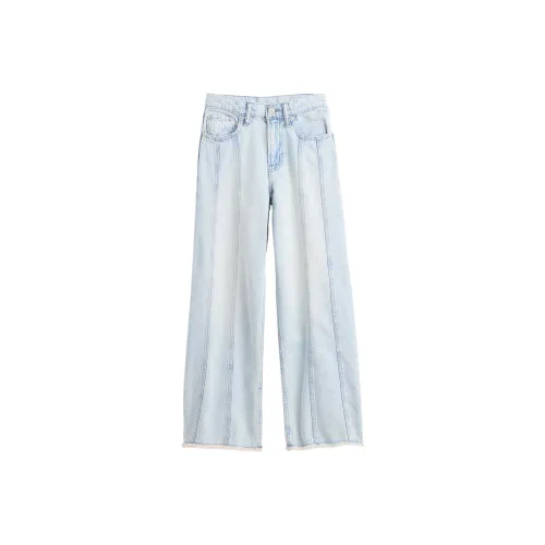 GAP Джинсы Low Rise (Передняя Задняя посадка) Stride Seamed Джинсы с широкими штанинами Детские