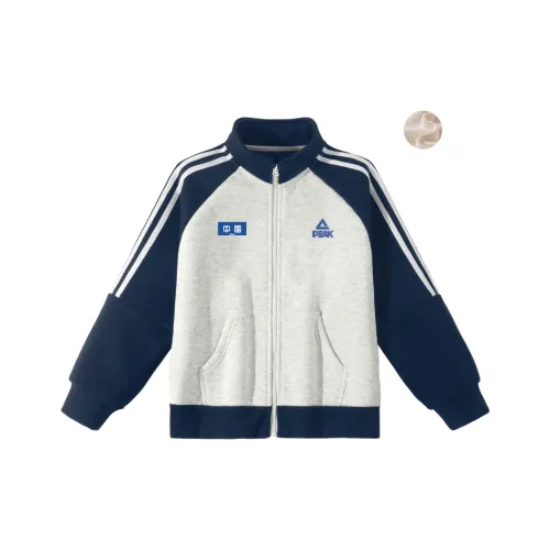 PEAK Темно-синий PK Китай Синий Правая сторона Топ Силикон K+PK Логотип Синий Силикон K Kids Свитшоты