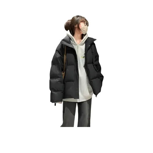 JZWSTUDIO Черный Женский Пуховик