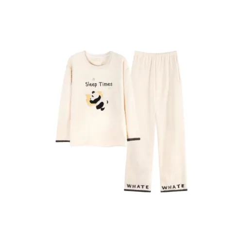 Cotton Gene Белый Женский Пижамный Комплект