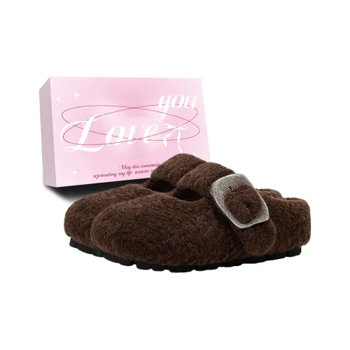 OSOCE Резиновая подошва Домашние тапочки Женские