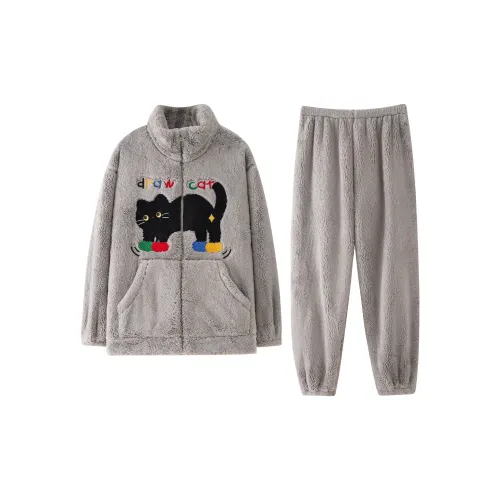 JINXU Серый Мужской Пижамный Комплект