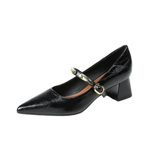 YAFEI XUANYU Грубый каблук Высокие каблуки 5 см Женские