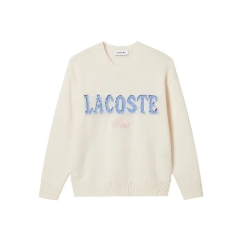 Lacoste XFJ Кремово-белый Женские Свитеры