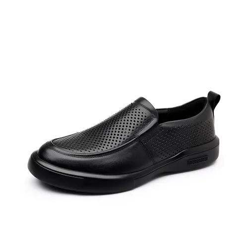 LAORENTOU Slip-On Кожаные Туфли Мужские