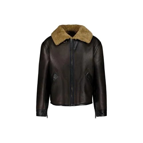 Lemaire Коричневый Мужской Куртки