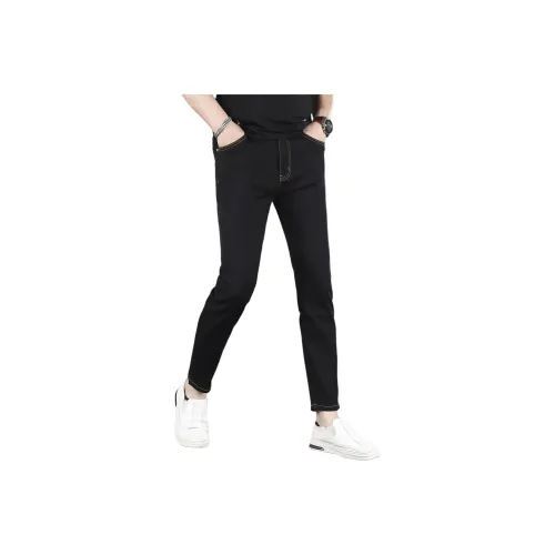 CHAOZHANGGUI Мужские черные джинсы