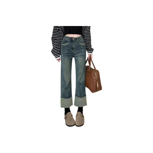 Bamboo Twill Damask и Silk Record Джинсы Женские